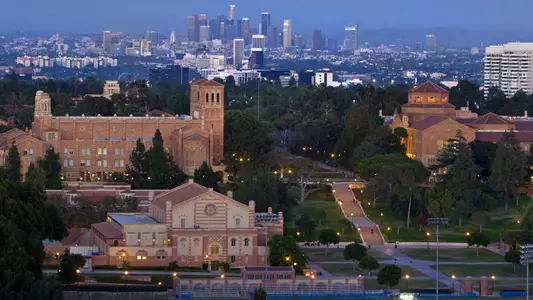UCLA campus view (photo by Reed Hutchinson)
