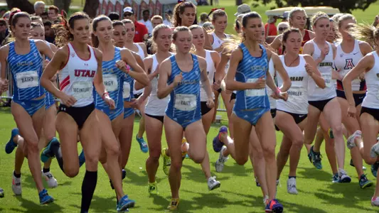 UCLA women's team start at 2016 Pac-12 Championships.
