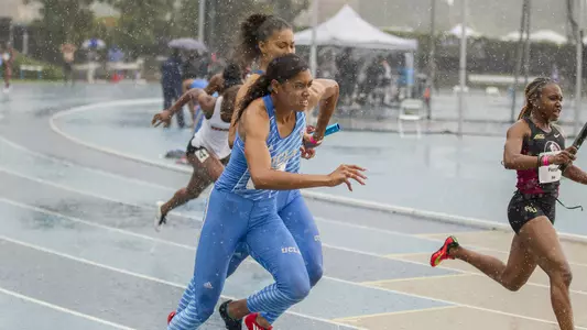 Women's 4x100m relay at 2016 Rafer Johnson/JJK Invitational