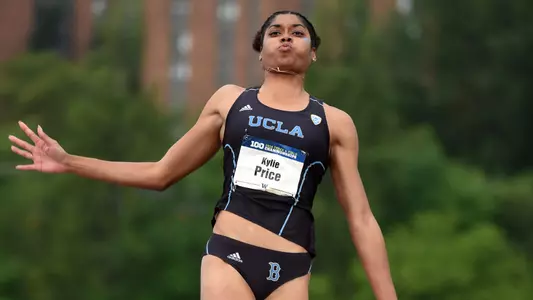 Kylie Price long jump action 2016 Pac-12 Championships