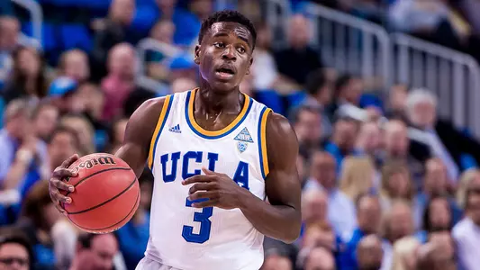 Aaron Holiday on the court against Cal Poly on Nov. 15, 2015