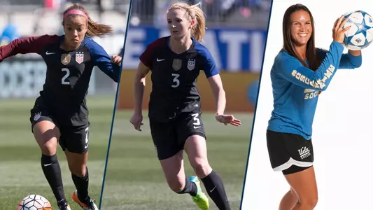 Olympians Mal Pugh, Sam Mewis and Aline Reis