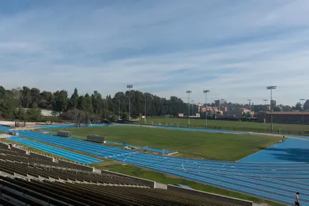 UCLA track in Drake Stadium