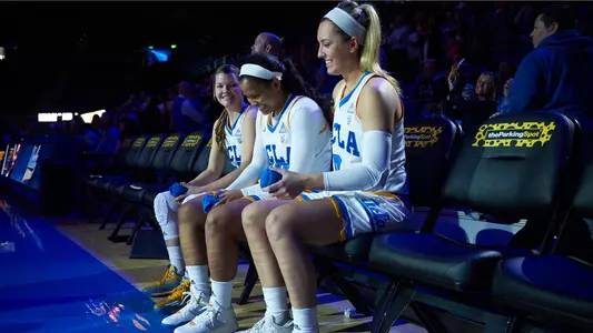 2016-17 UCLA Seniors on Bench vs. Washington State