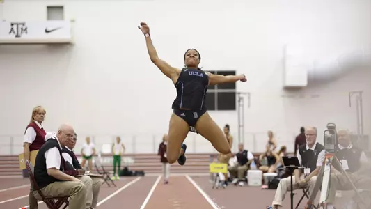 Monique Van Texas A&M pentathlon action