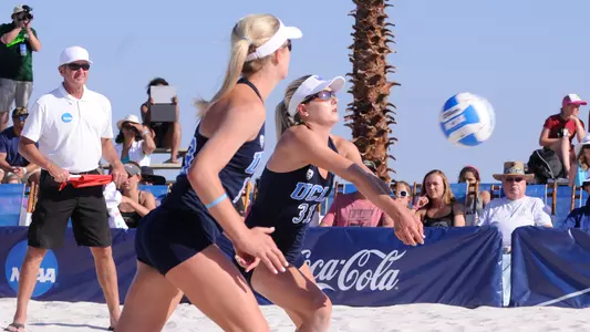 Megan and Nicole McNamara at 2016 NCAAs.