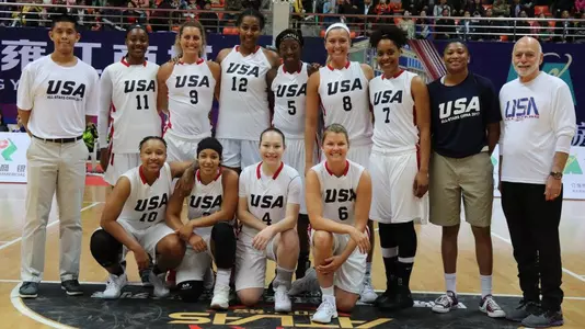 Nicole Kornet and Kari Korver in China