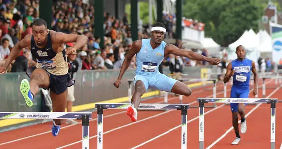 Rai Benjamin NCAA Championship First Day action