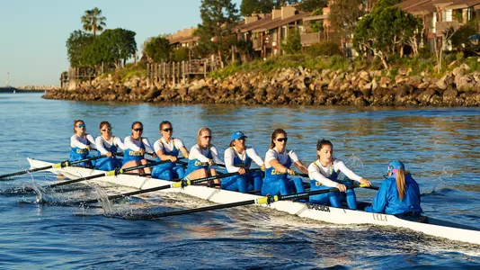 UCLA women's rowing 2V8
