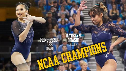 2018 NCAA champions Peng-Peng Lee and Katelyn Ohashi