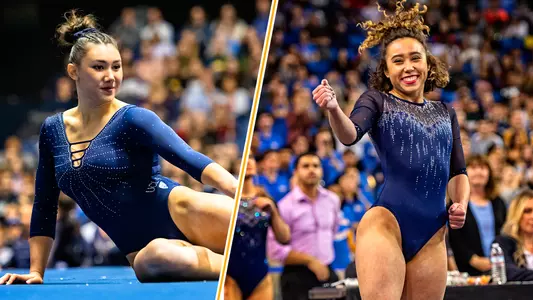 Kyla Ross and Katelyn Ohashi (photos by Ricky Lee)