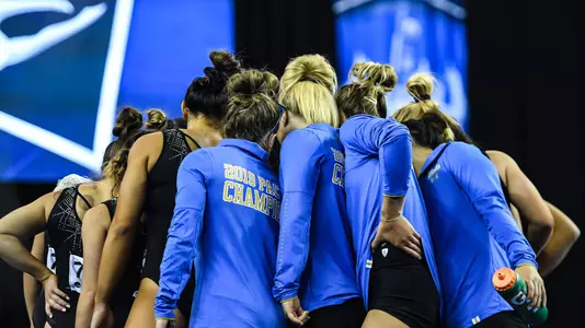 UCLA Gymnastics at NCAA Podium Training (photo by Amy Sanderson)
