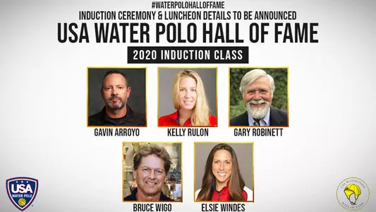 2020 USA Water Polo Hall of Fame Graphic