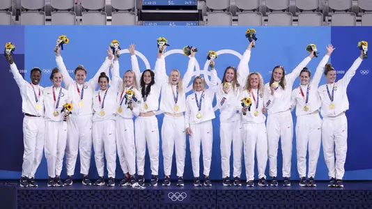 USA Women's Water Polo Gold Medalists - Water Polo - Olympics: Day 15