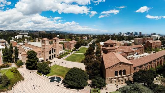 UCLA Campus Drone Pic