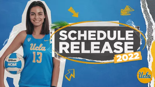 2022 UCLA BVB Schedule Graphic