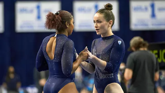 Jordan Chiles and Norah Flatley