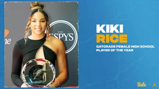 Kiki Rice Gatorade Female High School Athlete of the Year