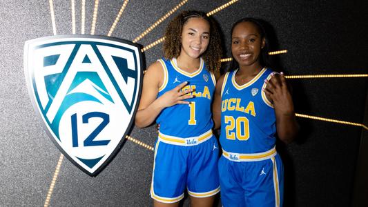 Kiki Rice_Charisma Osborne_Pac-12 Media Day (Oct. 25, 2022)
