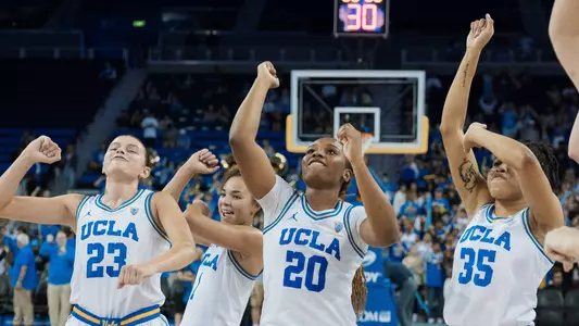 Bruins celebrate victory over Purdue (Nov. 6, 2023)