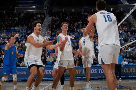 UCLA Athletics - 2023 UCLA Men's Volleyball versus the BYU Cougars. Pauley Pavilion, UCLA, Los Angeles, CA.
February 17th, 2023
Copyright Don Liebig/ASUCLA
230217_MVOL_0214.NEF