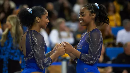 Jordan Chiles and Selena Harris