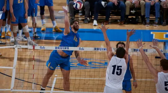 UCLA Athletics - 2023 UCLA Men's Volleyball versus the Pepperdine Waves. Pauley Pavilion, UCLA, Los Angeles, CA.
April 15th, 2023
Copyright  Don Liebig/ASUCLA
230415_MVOL_0101.NEF