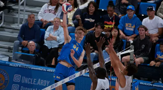 UCLA Athletics - 2023 UCLA Men's Volleyball versus the Pepperdine Waves. Pauley Pavilion, UCLA, Los Angeles, CA.
April 15th, 2023
Copyright  Don Liebig/ASUCLA
230415_MVOL_0191.NEF