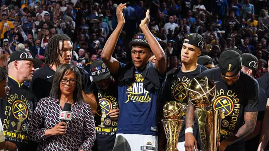 Peyton Watson, Denver Nuggets (photo by Garrett Ellwood/NBAE via Getty Images)