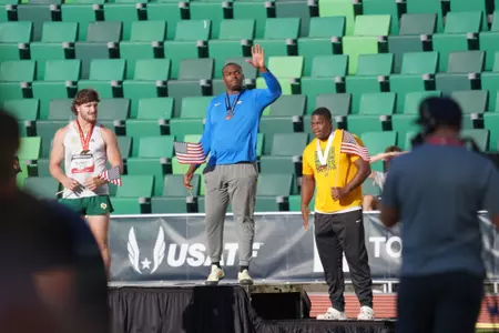 Michael Pinckney wins U20 Hammer Throw at the 2023 USATF U20 Outdoor Championships