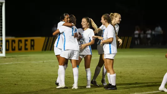 UCLA celebrates Val Vargas' first career goal