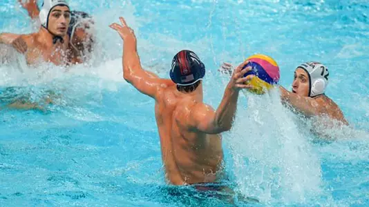 Jack Larsen vs. Georgia in the bronze medal game at the 2021 World University Games in Chengdu China (in 2023)