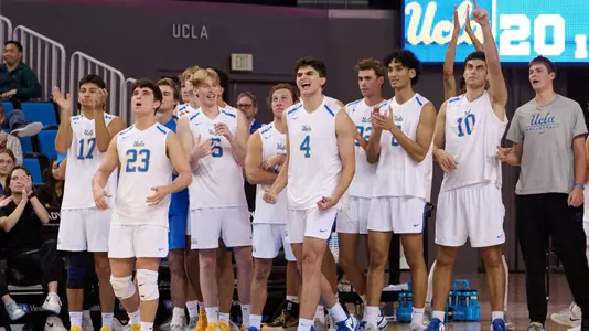 UCLA Athletics - 20234UCLA Men's Volleyball versus the UCSB Gauchos. Pauley Pavilion, UCLA, Los Angeles, CA.
January 25th, 2024
Copyright Don Liebig/ASUCLA
240125_MVOL_428.NEF