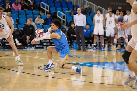 UCLA Athletics - 20234UCLA Men's Volleyball versus the UCSB Gauchos. Pauley Pavilion, UCLA, Los Angeles, CA.
January 25th, 2024
Copyright  Don Liebig/ASUCLA
240125_MVOL_583.NEF