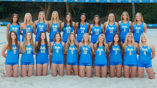 2024 UCLA Beach Volleyball Team Photo
