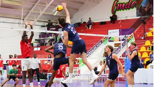 U.S. U21 MVB - Sean Kelly (13) and Trent Taliaferro (7) 2024 NORCECA