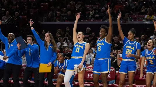 Bench Celebration_at No. 8 Maryland (Jan. 26, 2025)