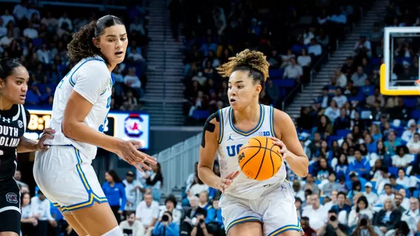 Lauren Betts_Kiki Rice_vs. South Carolina (Nov. 24, 2024)