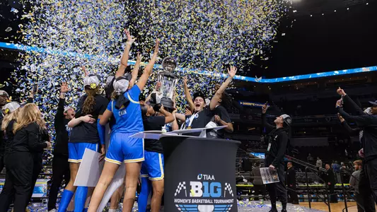 UCLA celebrates B1G Championship Win (March 9, 2025)