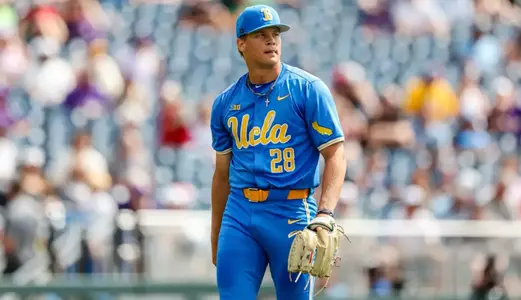 Cal Randall struck out three batters looking