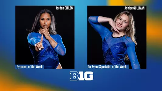 Jordan Chiles and Ashlee Sullivan