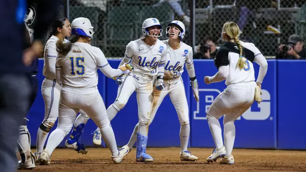 Aleena Garcia and the Bruins celebrate