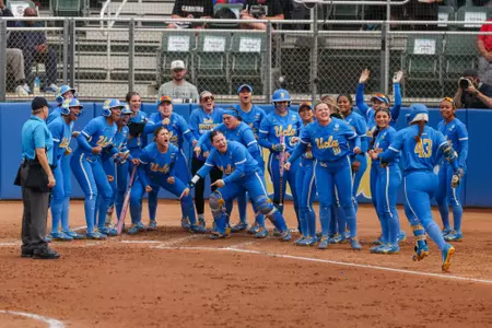 UCLA celebrates Megan Grant's grand slam