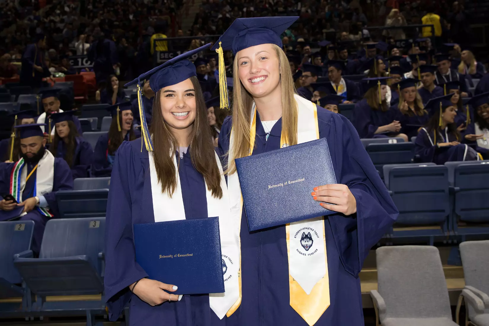 Annika Grewal(Swimming) and Emily George(Rowing)