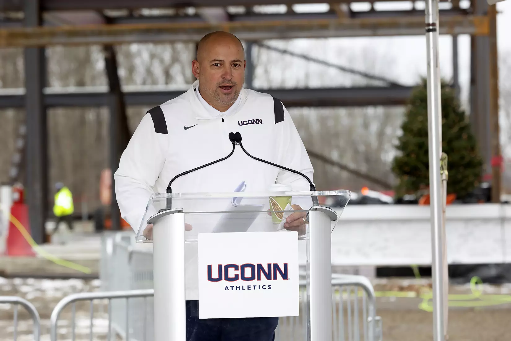 UConn Hockey Arena Topping-Off Ceremony 12/10/21