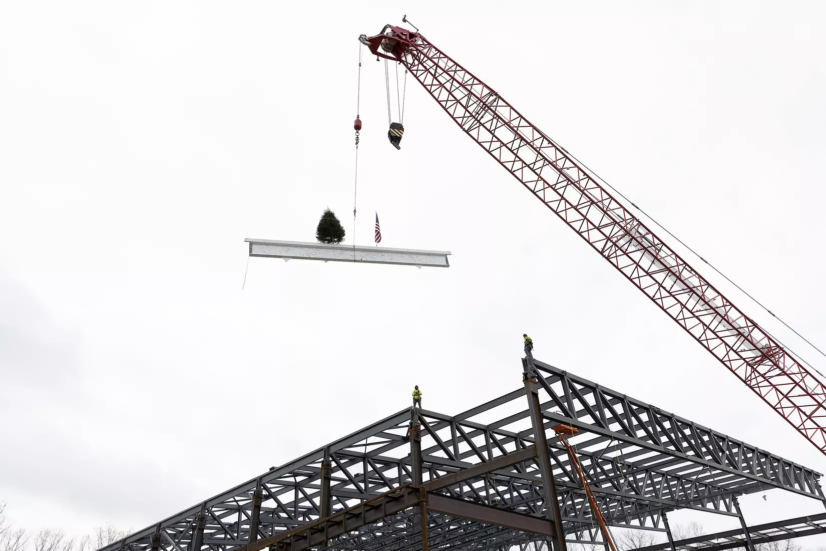 UConn Hockey Arena Topping-Off Ceremony 12/10/21