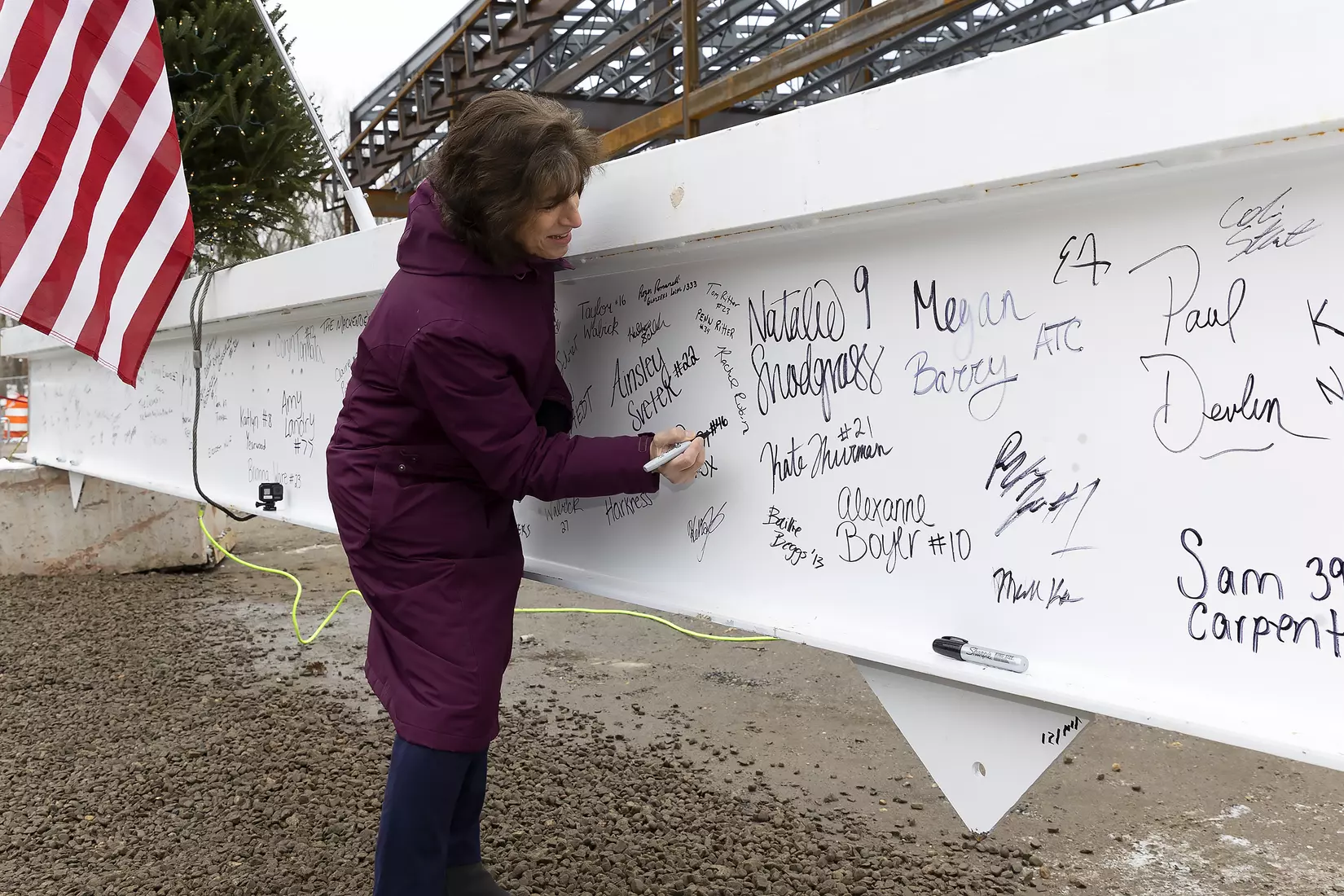 UConn Hockey Arena Topping-Off Ceremony 12/10/21