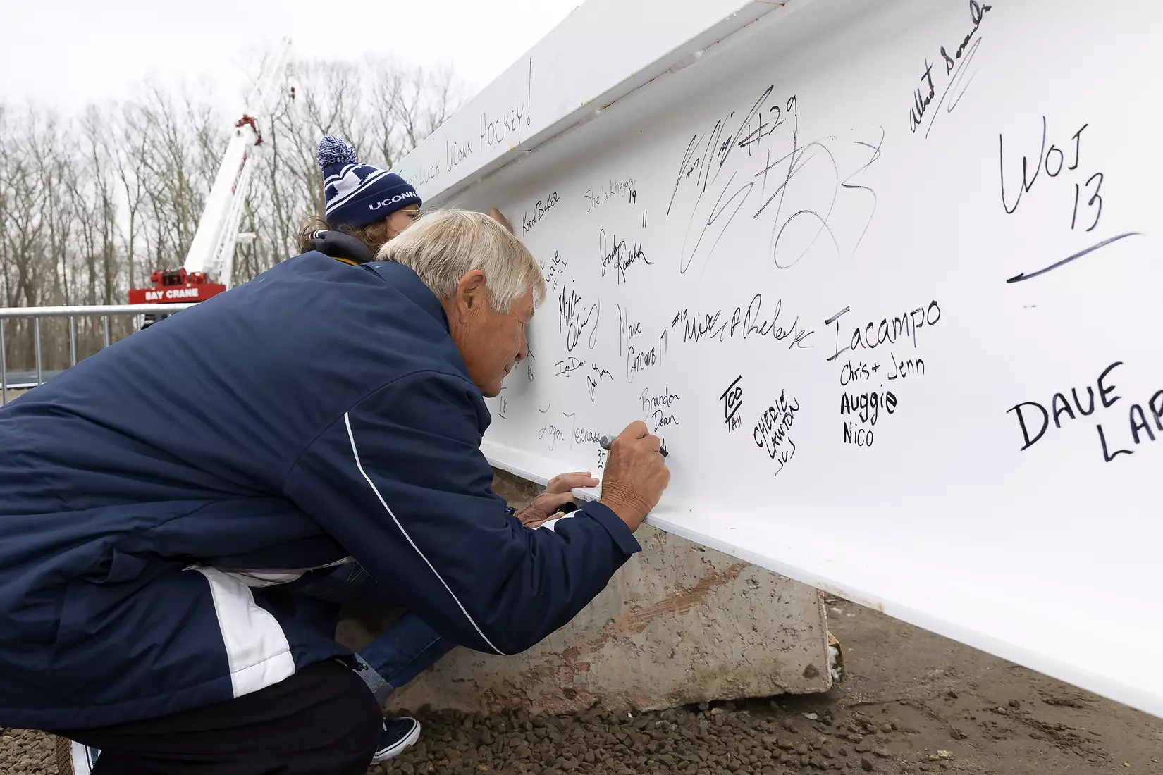 UConn Hockey Arena Topping-Off Ceremony 12/10/21