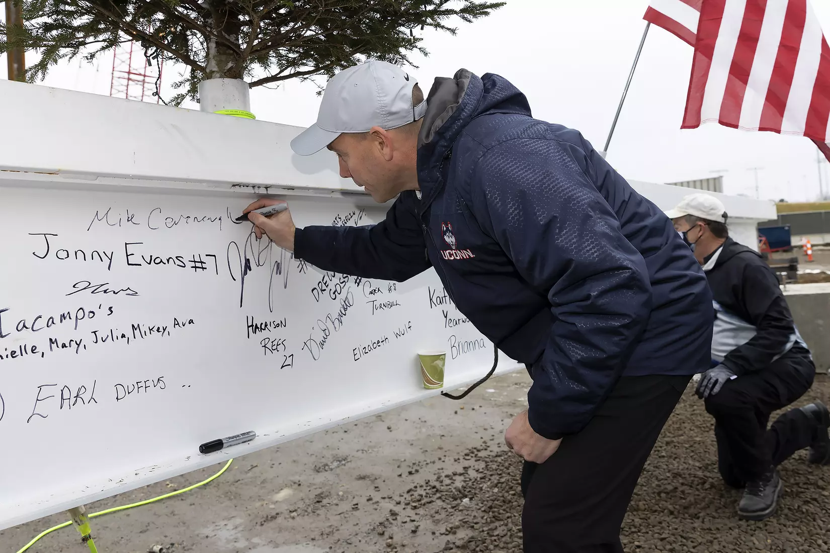 UConn Hockey Arena Topping-Off Ceremony 12/10/21