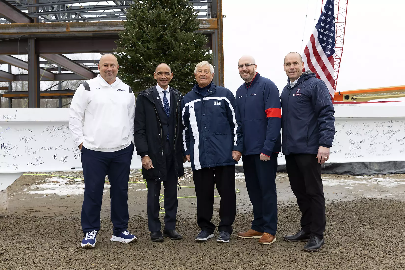 UConn Hockey Arena Topping-Off Ceremony 12/10/21
